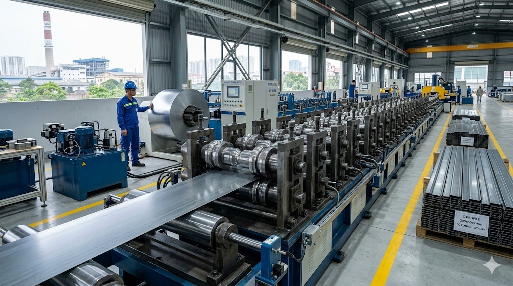 Cold Forming Vietnam Precision Roll Forming Line