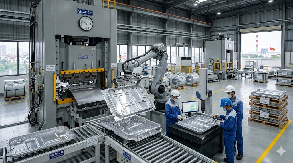 EV Stamping Vietnam Battery Tray Forming Production