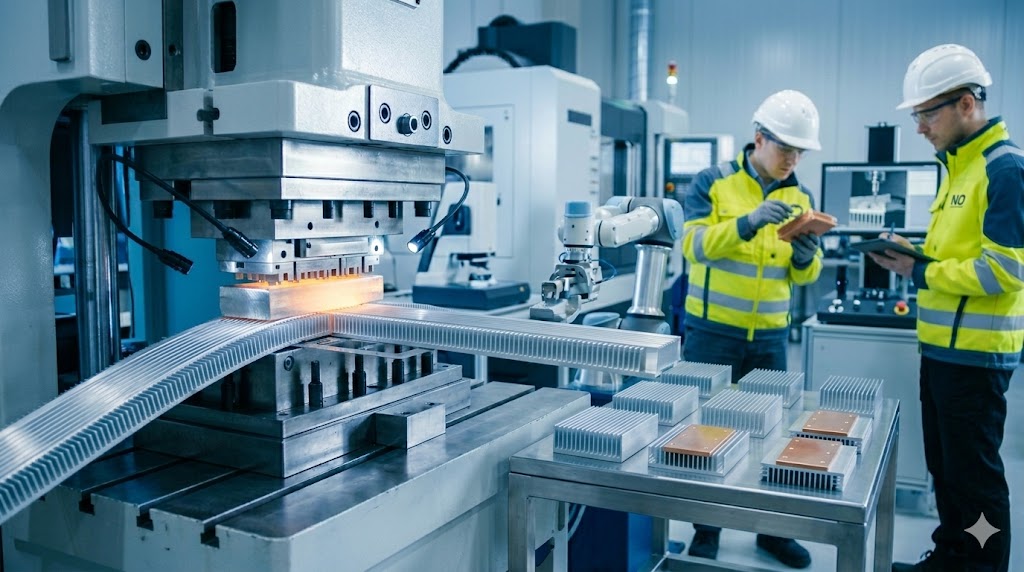 Heat Sink Forming Vietnam Precision Extrusion Manufacturing