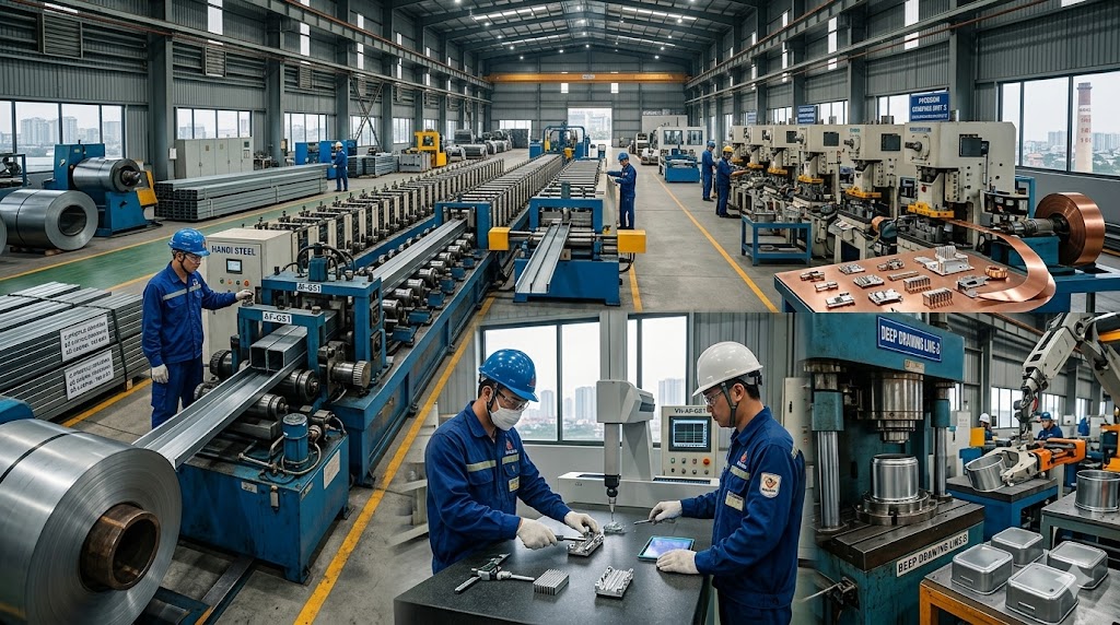 Metal Forming Applications Vietnam Industrial Manufacturing Overview