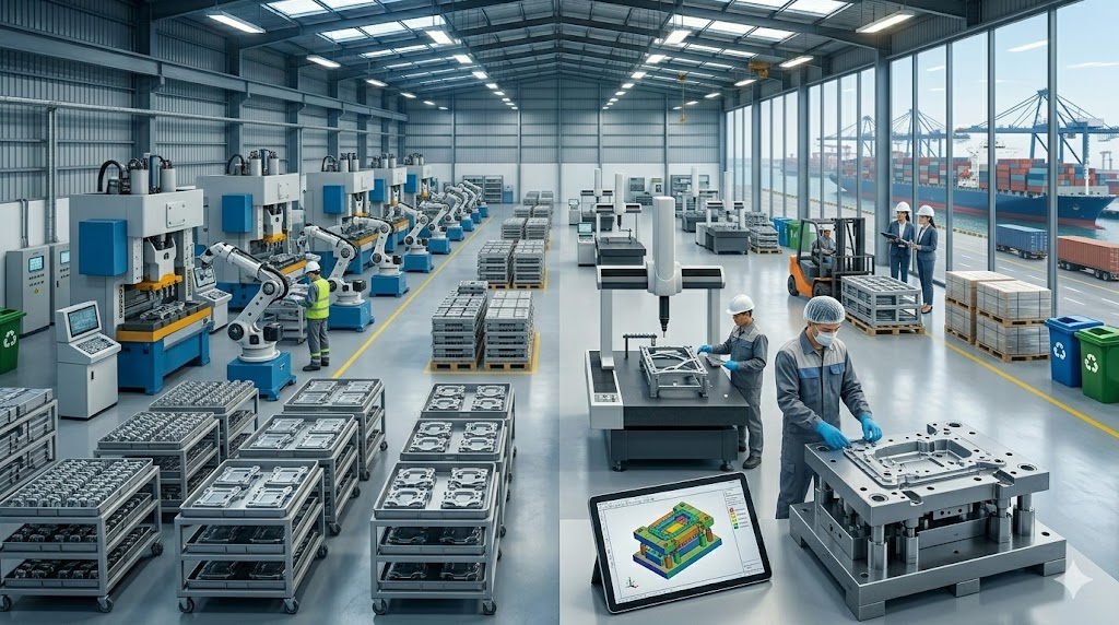 Smart Factory Vietnam Digital Twin Metal Forming