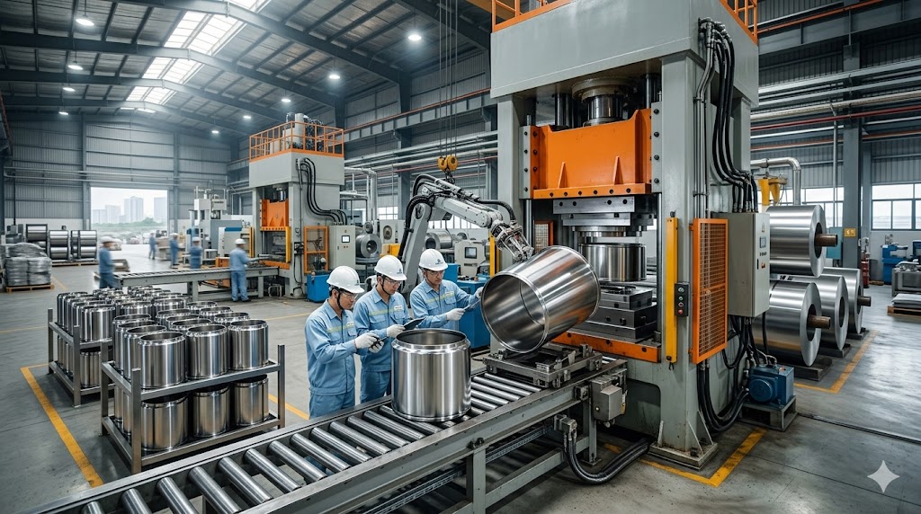 Stainless Steel Forming Vietnam Deep Drawing Industrial Housings